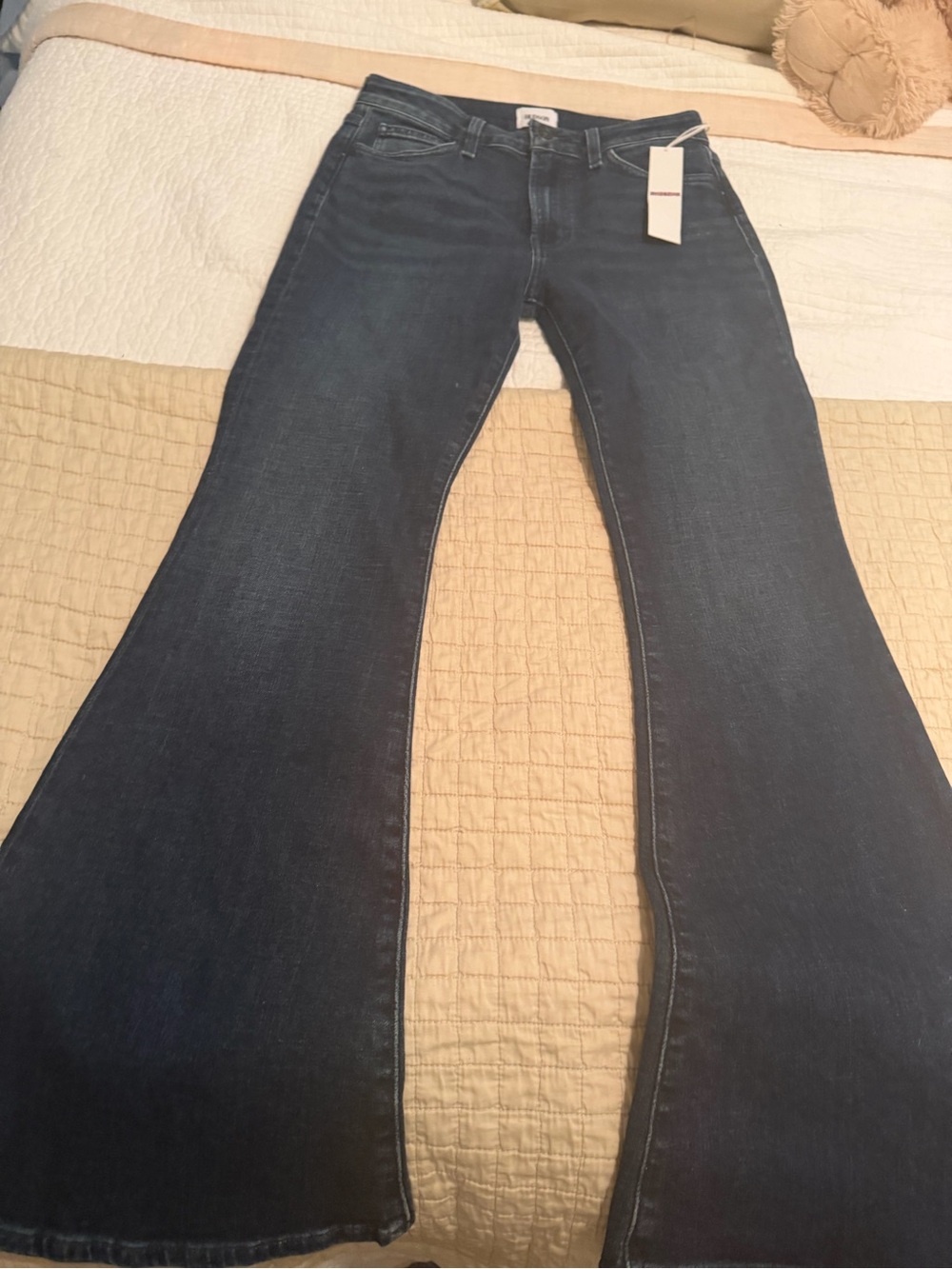 Hudson Heidi Jeans Dark Indigo Flare Leg-26 petite NWT